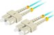 Lanberg PATCHCORD SWIATLOWODOWY MM SC/UPC-SC/UPC DUPLEX 3.0MM OM3 50/125 LSZH 3M AQUA LANBERG