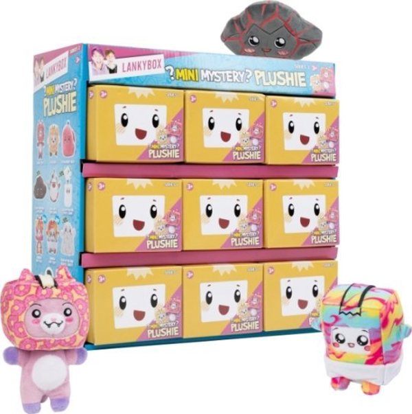 LANKYBOX MYSTERY MINI PLUSHIES ASS CDU - assorted