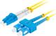 Lanberg Patchcord οπτικών ινών SM SC/UPC-LC/UPC διπλού 3,0mm LSZH G657A1 5m κίτρινο