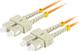 Lanberg PATCHCORD SWIATLOWODOWY MM SC/UPC-SC/UPC DUPLEX 3.0MM OM2 50/125 LSZH 5M POMARANCZOWY LANBERG