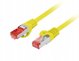 Lanberg Patchcord S/FTP kat.6 0,25m LSZH CU fluke passed zolty