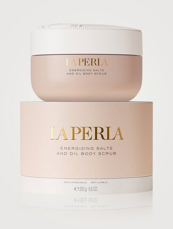La Perla, Salt & Oil, Energising, Body Scrub, 250 g For Women