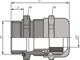 LAPP σφικτήρας καλωδίου ορείχαλκου M75 IP68 SKINTOP MSR-M 75x1,5