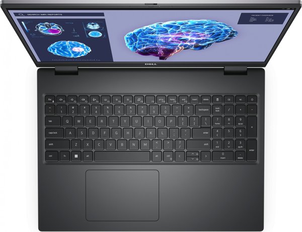 Laptop Dell DELL Precision 7680 i9-13950HX Mobilna stacja robocza 40,6 cm (16") Full HD+ Intel® Core™ i9 32 GB DDR5-SDRAM 1000 GB SSD NVIDIA RTX 3500 Wi-Fi 6E (802.11ax) Windows 11 Pro Szary