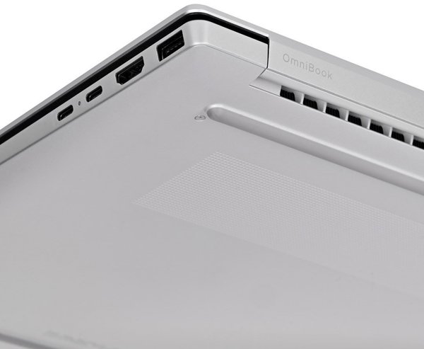 Laptop HP OmniBook 5 16-AF1095CL Core Ultra 9 285H/16" WUXGA (1920x1200) TouchScreen/32GB/SSD 1TB/BT/BLKB/Win 11 Glacier Silver