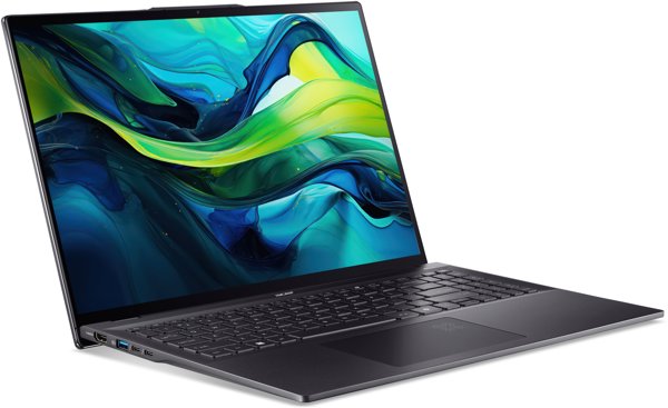 Laptop Acer NotebookACERSwiftSwift 16 AI OLEDCPU Intel Core Ultra 5226V2.1 GHz16 "2880x1800 pixelsRAM 16 GBLPDDR5x-SDRAMSSD 512 GBOn-board g NX.J3ZEL.005 (4711474673978)
