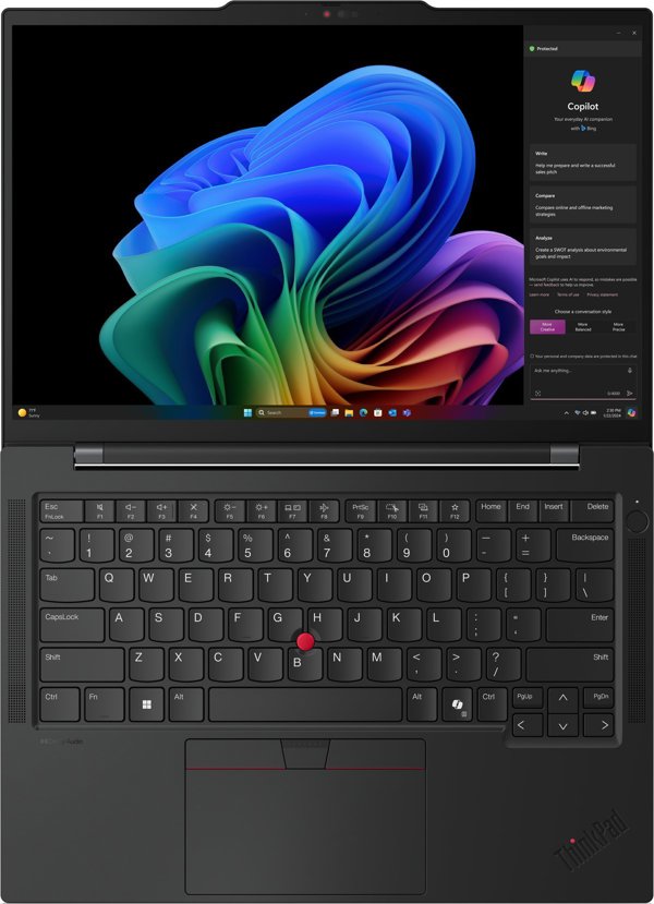 Laptop Lenovo ThinkPad T14s G6 X Elite X1E-78-100 / 32 GB / 1 TB / W11 Pro (21N10007GE)