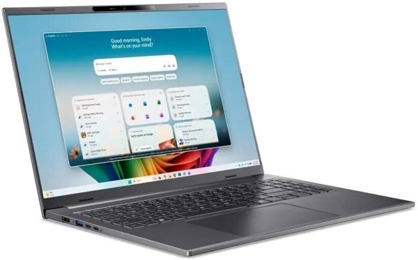 Laptop Acer Notebook Aspire 16 A16-A71M 16''WUXGA IPS/Ryzen AI 5 430/16GB/512GB PCIE SSD/W11H (NX.JWYEP.00A)