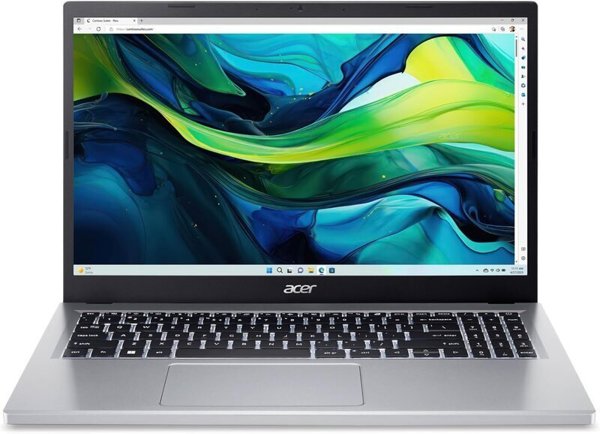 Laptop Acer AG15-32P-39R2DX Core 3 N355/15.6" FHD IPS/8GB/SSD 128GB+SSD 256GB/BT/Win 11 Silver