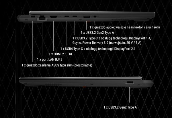 Laptop Asus TUF Gaming A16 FA608 Ryzen 7 260  / 32 GB RAM / 512 GB SSD PCIe / Windows 11 Home (FA608UH-R7165)