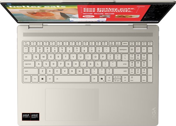 Laptop Lenovo Yoga 7 2-in-1 16AKP10 Ryzen AI 7 350 / 16 GB / 1 TB / W11 / 120 Hz (83JU000DNT)