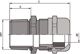 LAPP Dlawnica kablowa mosiezna NPT 3/4 cala IP68 SKINTOP MS-NPT