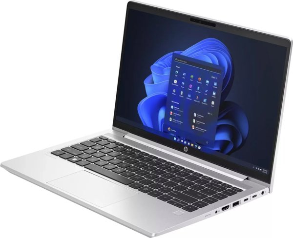 Laptop HP HP ProBook 440 G10 Notebook - Wolf Pro Security - 180deg-Scharnierdesign - Intel Core i7 1355U / 1.7 GHz - Win 11 Pro - Intel Iris Xe Grafikkarte - 16 GB RAM - 512 GB SSD NVMe - 35.6 cm (14") IPS 1920 x 1080 (Full HD) - Wi-Fi 6E - Pike Silver Al