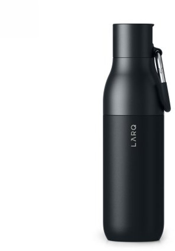LARQ Bottle Flip Top – Θερμικό Μπουκάλι με Καλαμάκι και Αναδιπλούμενο Στόμιο, 740ml (Obsidian Black)