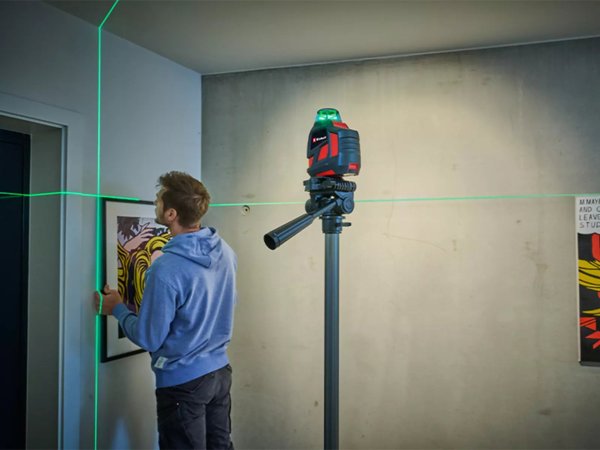 Einhell TE-LL 360 G Laser Επιπέδου 360° με Πράσινη Δέσμη - Αυτοαλφαδιαζόμενο