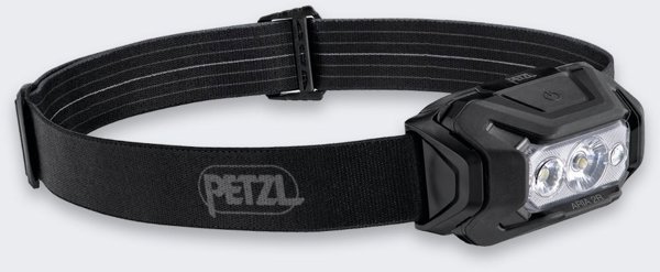 Φακός Κεφαλής Petzl Aria 2R RGB 450 Lumens, Επαναφορτιζόμενος, Μαύρο