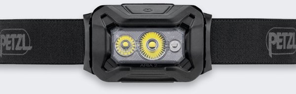 Φακός Κεφαλής Petzl Aria 2R RGB 450 Lumens, Επαναφορτιζόμενος, Μαύρο