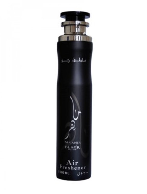 Lattafa, Maahir Black Edition, Oriental Woody, Room Air Freshener, 300 ml Unisex
