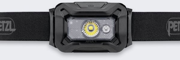 Φακός Κεφαλής Petzl Aria 1 RGB 450 Lumens, Αδιάβροχος, Μαύρο Χρώμα