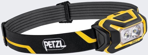 Φακός Κεφαλής Petzl ARIA 2, 450 Lumens, Μαύρο/Κίτρινο