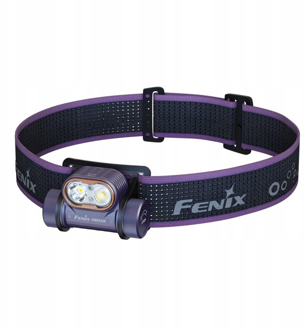 Fenix HM55R Φακός Κεφαλής Επαναφορτιζόμενος - Σκούρο Μωβ