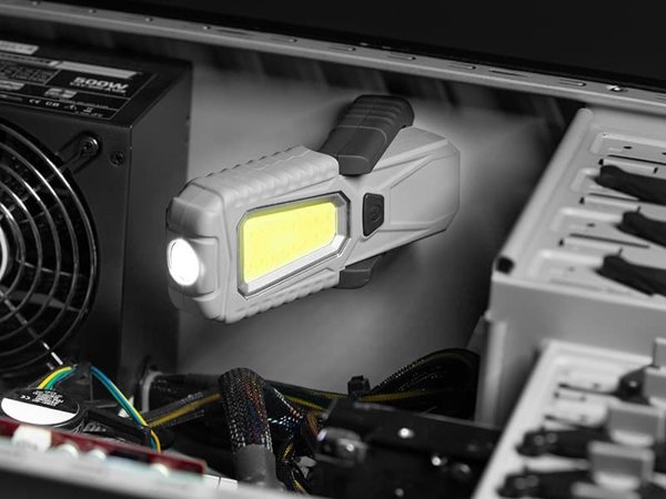 Φακός Εργαστηρίου NoName Tracer Base LED 3+1W, Επαναφορτιζόμενος Φακός Συνεργείου