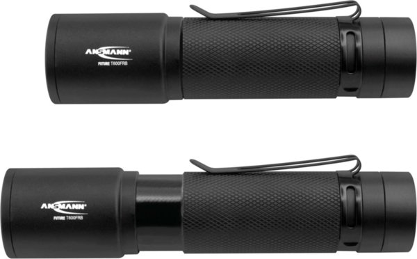 Φακός Ansmann T600FRB, Επαναφορτιζόμενος Φακός LED, Μαύρο Χρώμα