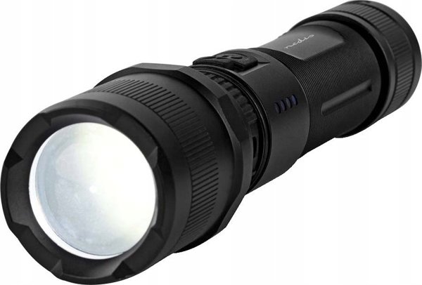Nedis LTRR10WBK Φακός Χειρός LED, Ανθεκτικός, Μαύρος
