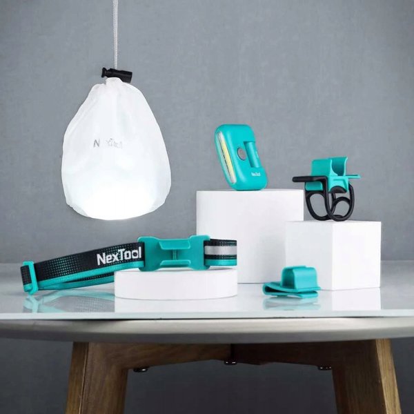 Μετωπικός φακός NexTool NE20005 170lm μπλε με επαναφορτιζόμενη μπαταρία