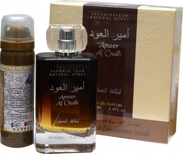 Lattafa Ameer Al Oudh Eau De Parfum Unisex 100ml - Άρωμα με Νότες Oud
