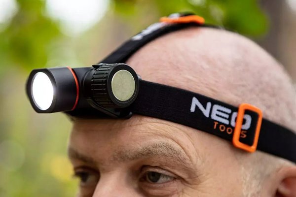 Neo Φακός Κεφαλής 99-029, 2000 Lumens, 20W LED CREE XP50.2, Επαναφορτιζόμενος 4000mAh, Εμβέλεια 200m