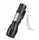 LATARKA LED ZOOM AKU 5W XPE+ COB+ ETUI