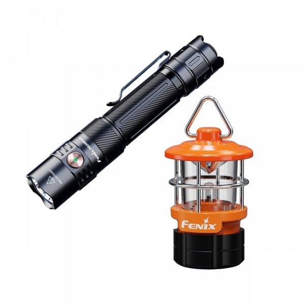 Φακός LED Fenix PD35R με Φαναράκι CL01 Red, Επαναφορτιζόμενος