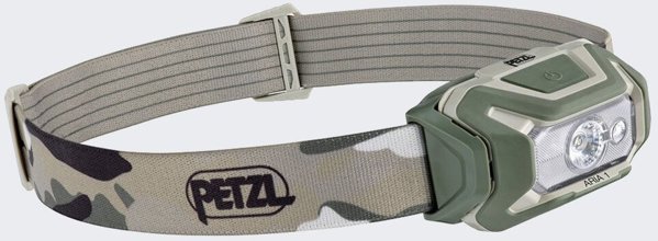 Φακός Κεφαλής Petzl ARIA 1 RGB 450 Lumens, Αδιάβροχος, Camo
