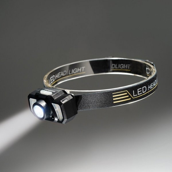 Φακός Κεφαλής Tiross TS1962 Επαναφορτιζόμενος LED 2W, 100/120 Lumens με Μπαταρία 1200mAh & Καλώδιο USB