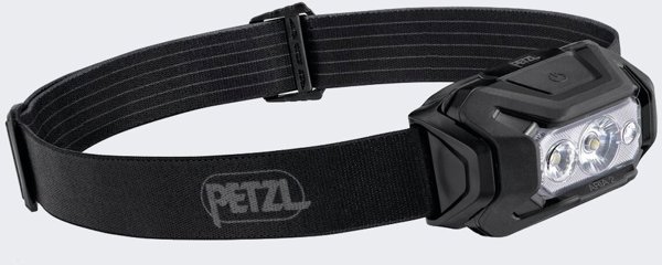 Petzl ARIA 2 RGB Φακός Κεφαλής 450 Lumens, Αδιάβροχος, Μαύρο Χρώμα