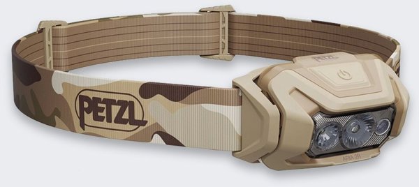 Φακός Κεφαλής Petzl Aria 2R RGB 450 Lumens Επαναφορτιζόμενος Camo