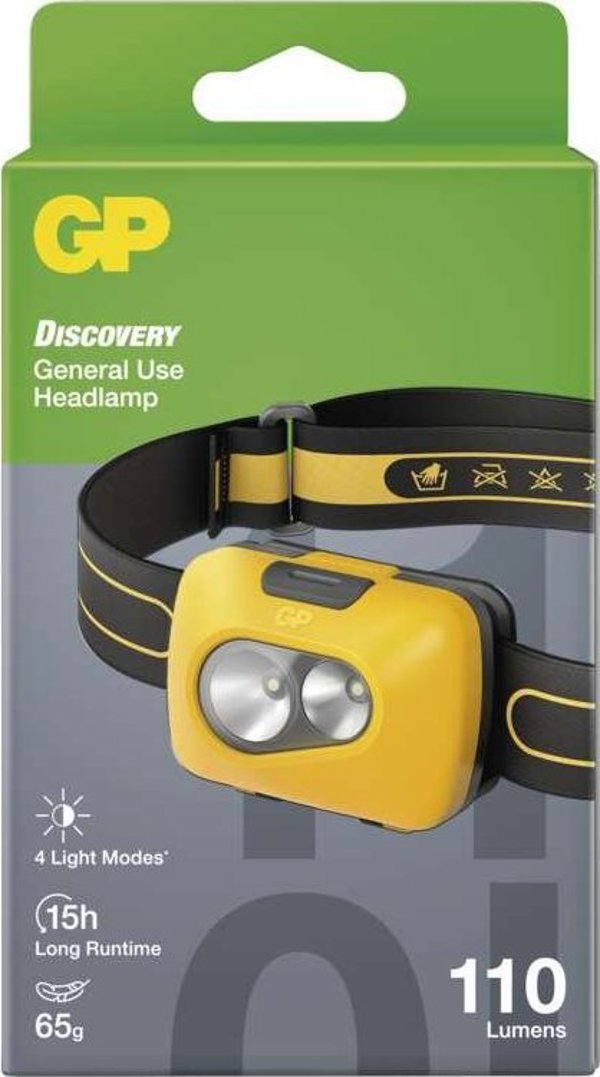 GP CH42 Discovery Φακός Κεφαλής 110LM LED