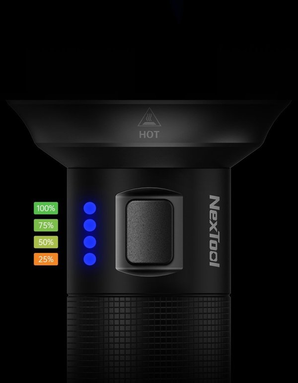 Latarka Nextool Latarka ledowa szperacz NE20168 3.600lm 450m 120h akumulator wodoodporna