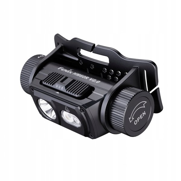 Fenix HM60R V2.0 Επαναφορτιζόμενος Φακός Κεφαλής LED 1300 Lumens Μαύρος
