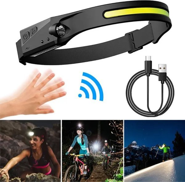 Φακός κεφαλής Hurtel LED με αισθητήρα κίνησης