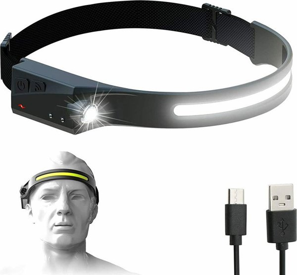Φακός κεφαλής Hurtel LED με αισθητήρα κίνησης