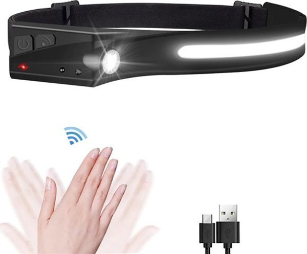 Φακός κεφαλής Hurtel LED με αισθητήρα κίνησης
