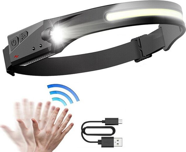 Φακός κεφαλής Hurtel LED με αισθητήρα κίνησης