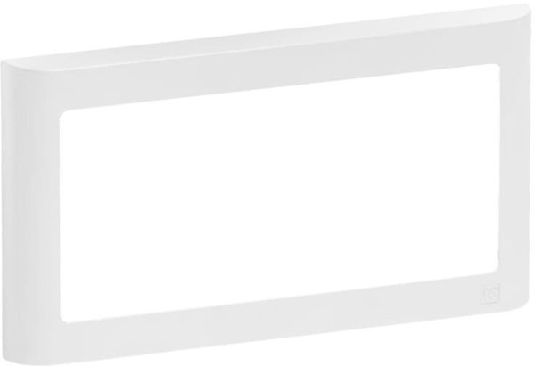 Lauritz Knudsen LAURITZ KNUDSEN FUGA SOFT designramme for 2-modul indsats vandret, hvid.