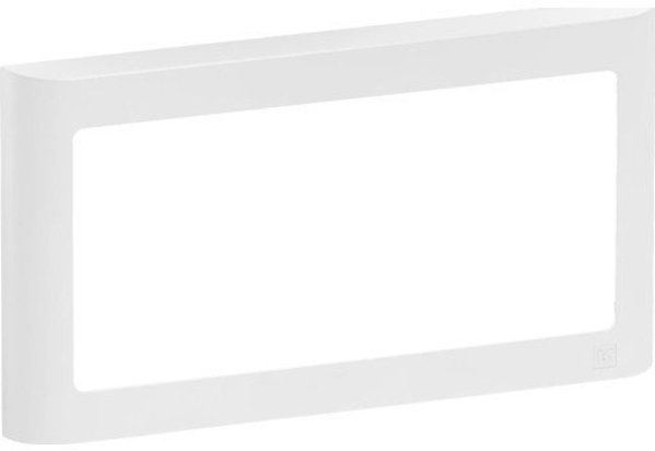 Lauritz Knudsen LAURITZ KNUDSEN FUGA SOFT designramme for 2-modul indsats vandret, hvid.