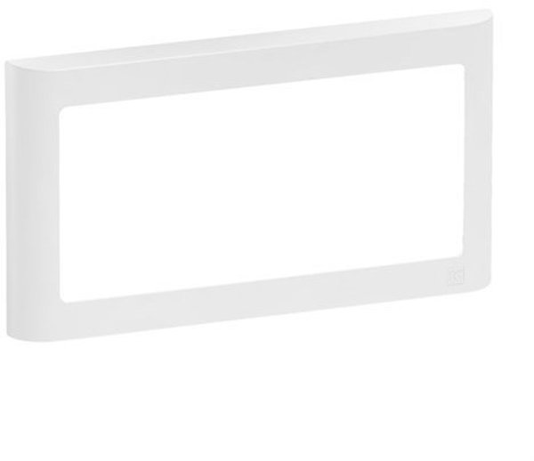 Lauritz Knudsen LAURITZ KNUDSEN FUGA SOFT designramme for 2-modul indsats vandret, hvid.