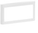 Lauritz Knudsen LAURITZ KNUDSEN FUGA SOFT designramme for 2-modul indsats vandret, hvid.