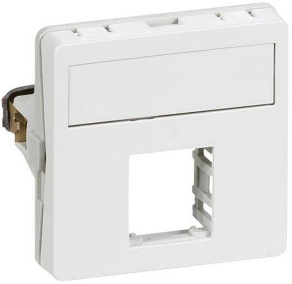 LAURITZ KNUDSEN Dataudtag FUGA T1 - 1 modul, for 1 stk. Actassi konnektor, farve: hvid