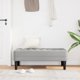 vidaXL Πάγκος Σύννεφο Γκρι 113x57x39 cm με Υφασμάτινη Επένδυση